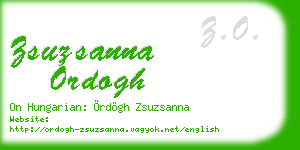 zsuzsanna ordogh business card