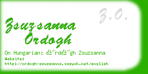 zsuzsanna ordogh business card